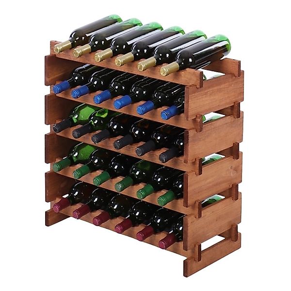 PROREGAL Weinregal VINOTECA FLEX PRO HxBxT 65x65x28cm 30 Flaschen Auf 5 Ebe günstig online kaufen