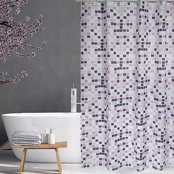 MSV Duschvorhang Cotexsa MOSAIKO Breite 180 günstig online kaufen
