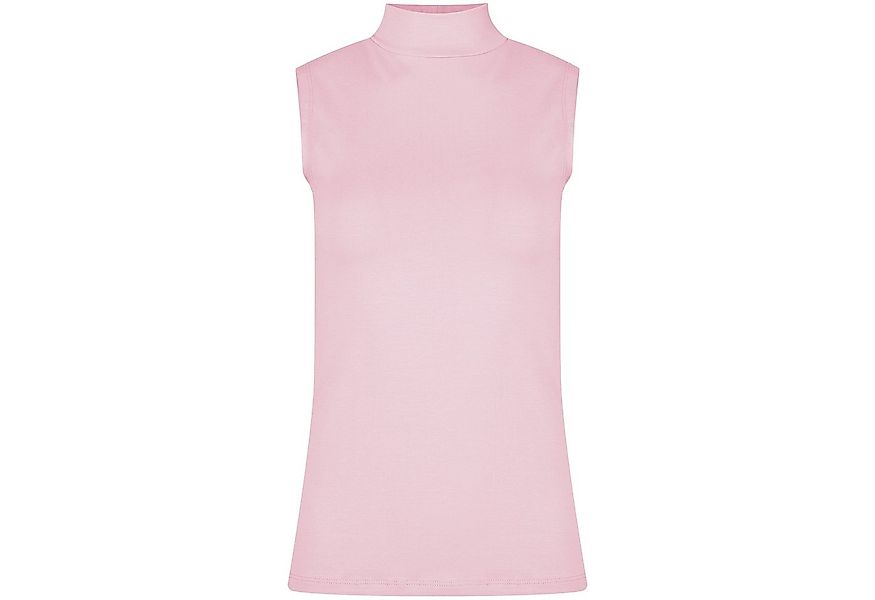 Evoni T-Shirt Basic Shirt ärmellos Halbkragen Tank-Top günstig online kaufen