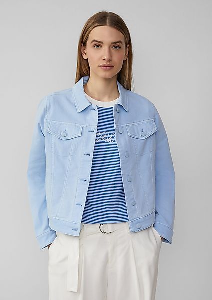s.Oliver Funktionsjacke Elastische Jeansjacke mit seitlichen günstig online kaufen