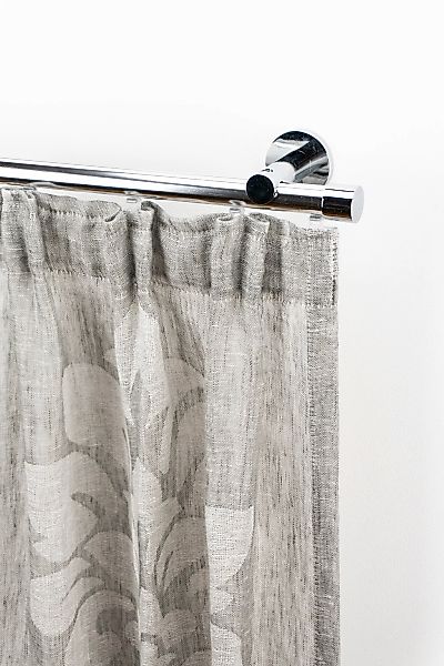 GARESA Gardinenstange "EASY" Ø 20 mm 1 läufig-läufig Wunschmaßlänge Vorhang günstig online kaufen