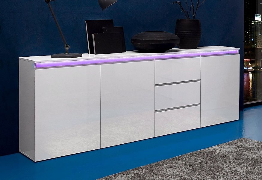 Home affaire Sideboard Magic, Kommode, Schrank, Stauraumschrank, mit 3 Türe günstig online kaufen