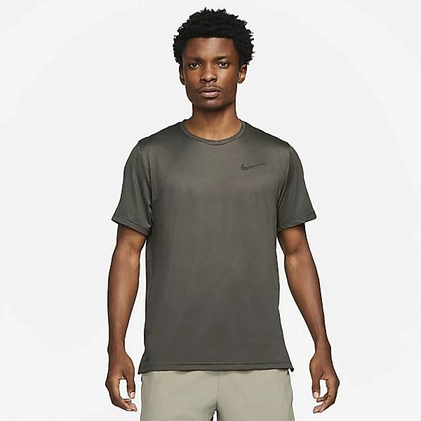Nike Pro Dri Fit Hyper Dry Kurzarm T-shirt S Sequoia / Black / Heather / Bl günstig online kaufen