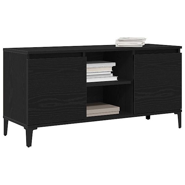 vidaXL TV-Schrank TV Schrank Schwarz Eiche Holzwerkstoff 102 x 35 x 50 cm ( günstig online kaufen