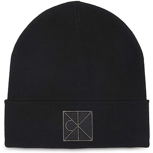 Calvin Klein Jeans  Mütze Emblem Patch Fine Rib Beanie günstig online kaufen