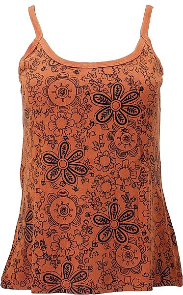 Guru-Shop T-Shirt Yoga Top Blümchen, Boho günstig online kaufen