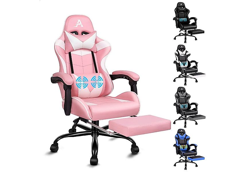 ALFORDSON Gaming-Stuhl Ergonomischer Racing Gaming-Bürostuhl, neigbar und h günstig online kaufen