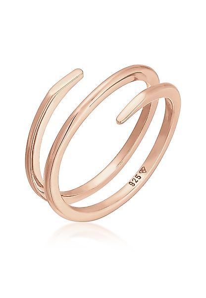 Elli Fingerring Wickelring Twist Fein 925 günstig online kaufen