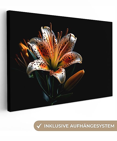OneMillionCanvasses® Leinwandbild Blumen - Lilie - günstig online kaufen