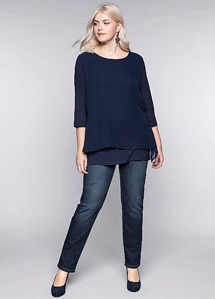 Sheego Blusenshirt "Blusenshirt", (1 tlg.) günstig online kaufen