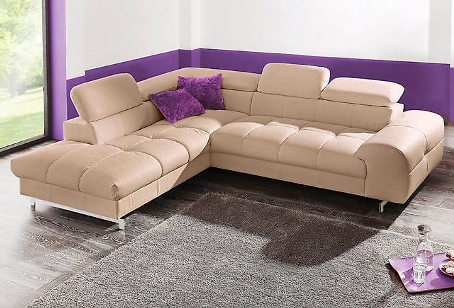 COTTA Polstergarnitur "Chef L-Form", (Set), Set bestehend aus: Ecksofa mit günstig online kaufen