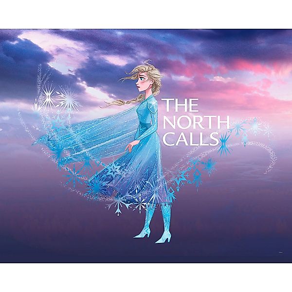 Komar Wandbild Frozen Elsa The North Calls Disney B/L: ca. 50x40 cm günstig online kaufen