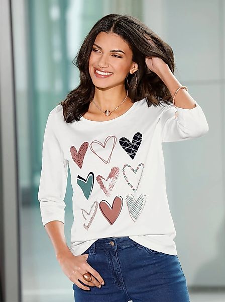Classic Basics 3/4-Arm-Shirt "3/4-Arm-Shirt" 1 Stk. tlg. günstig online kaufen