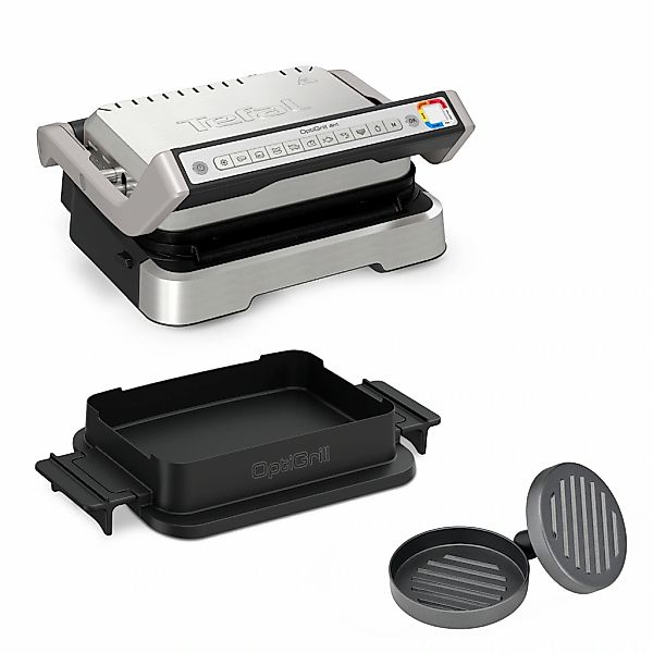 Tefal Kontaktgrill "GC774HP OptiGrill 4in1", 2100 W, inkl. Backschale, aufk günstig online kaufen