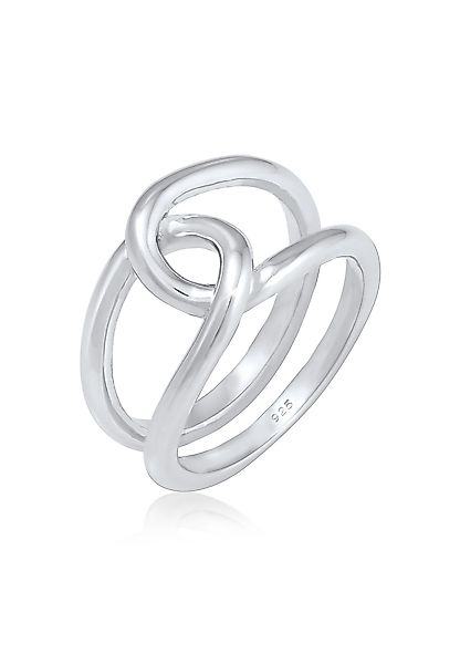 Elli Fingerring Verdreht Schlaufe Trend Casual günstig online kaufen