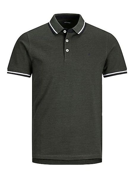 Jack & Jones Poloshirt + Fit Polo Shirt JJEPAULOS Sommer Hemd Pique (1-tlg) günstig online kaufen