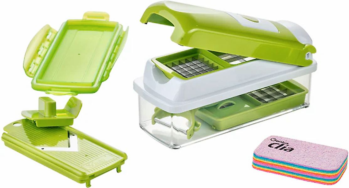 Genius Zerkleinerer »Nicer Dicer smart inkl. 2x CLIA Rainbow Putzschwämme, günstig online kaufen