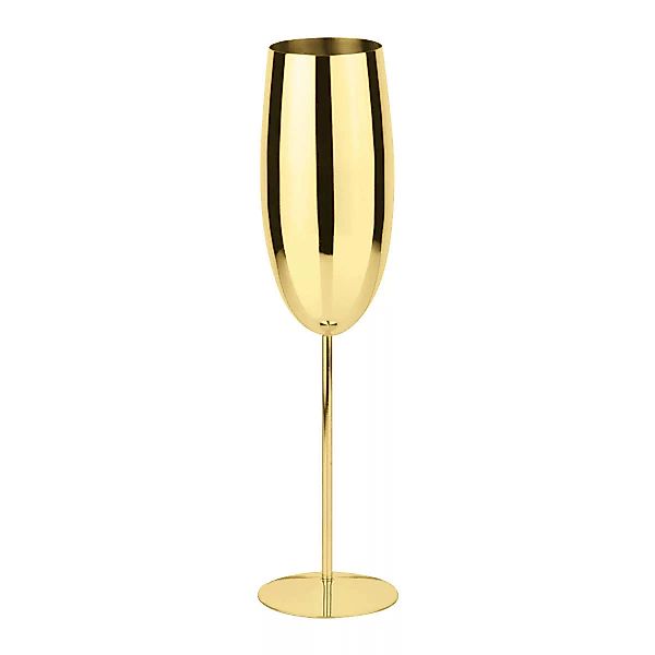 Sambonet Paderno Bar Utensils - Edelstahl / PVD Gold Champagnerkelch h: 25, günstig online kaufen