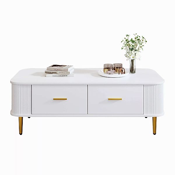 Merax Couchtisch mit 4 Schubladen (105*51*38cm), günstig online kaufen