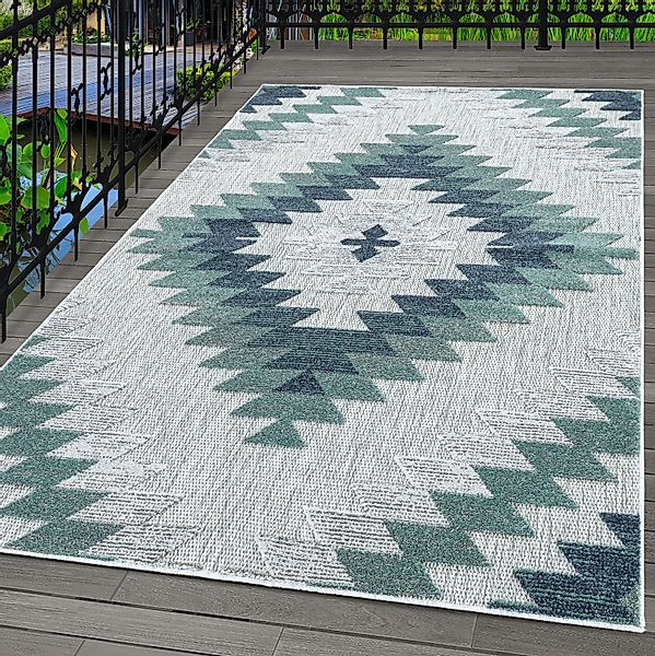Carpettex Outdoorteppich Geometrisch Design, Läufer, Höhe: günstig online kaufen