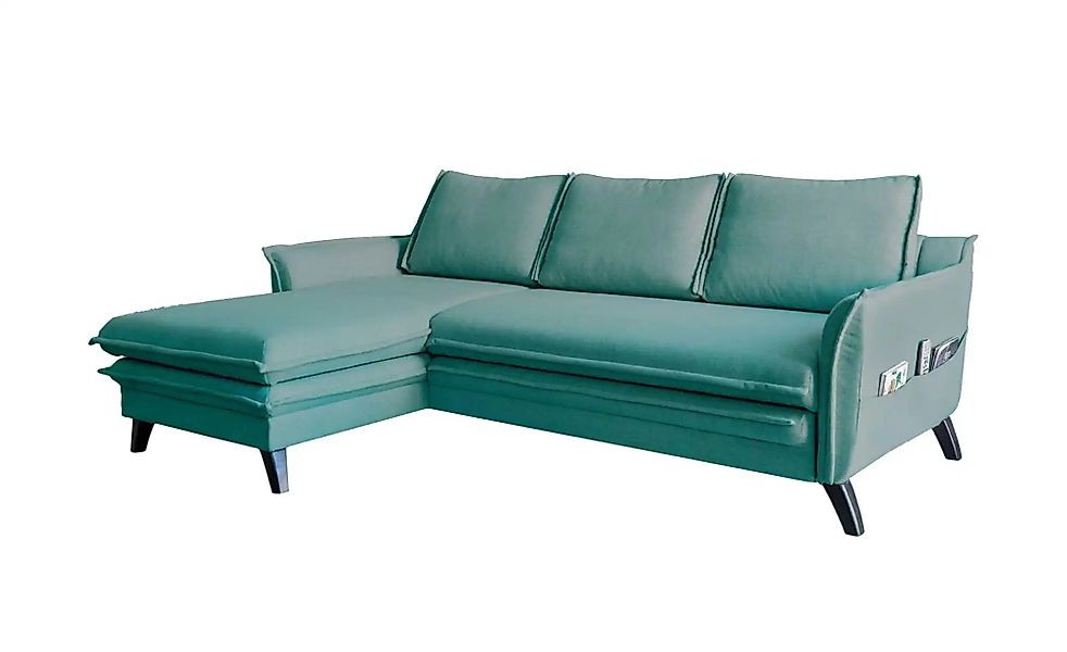 Miuform Ecksofa mit Schlaffunktion Charming Charlie ¦ blau ¦ Maße (cm): B: günstig online kaufen