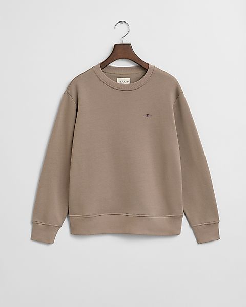 Gant Sweatshirt "SHIELD C-NECK SWEAT" Grafische GANT-Stickerei auf der Brus günstig online kaufen