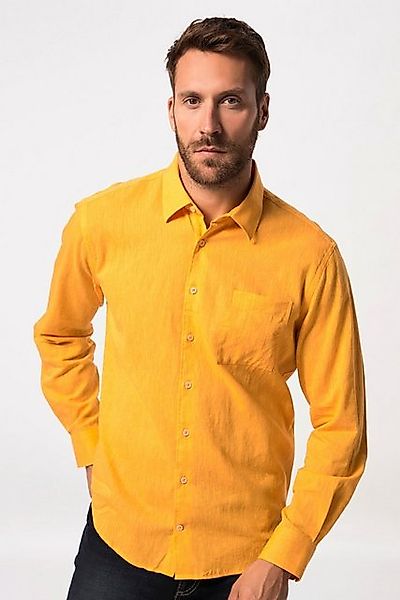 JP1880 Businesshemd Hemd Langarm Leinenmix Kentkragen Modern Fit günstig online kaufen