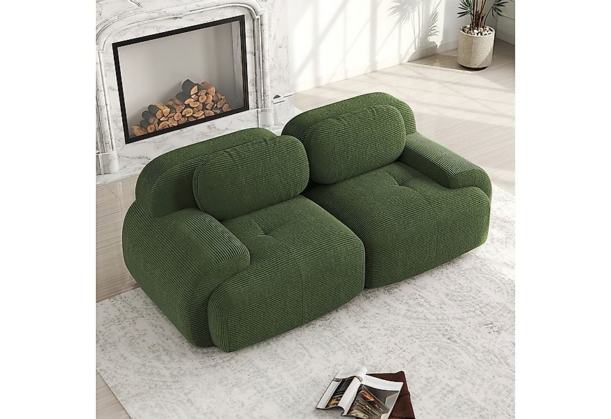 Odikalo 2-Sitzer modular kombinierbar Polstersofa Chaiselongue, 82'' Lovese günstig online kaufen