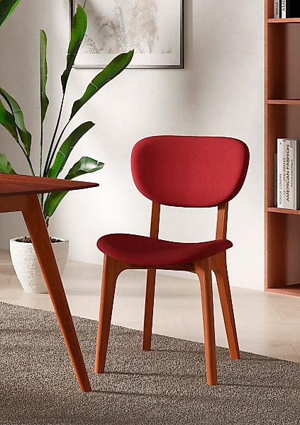 INOSIGN Stuhl "COZY Made in Italy" (Set) 2 Stk.Gestell in Buche, Kirsch- od günstig online kaufen