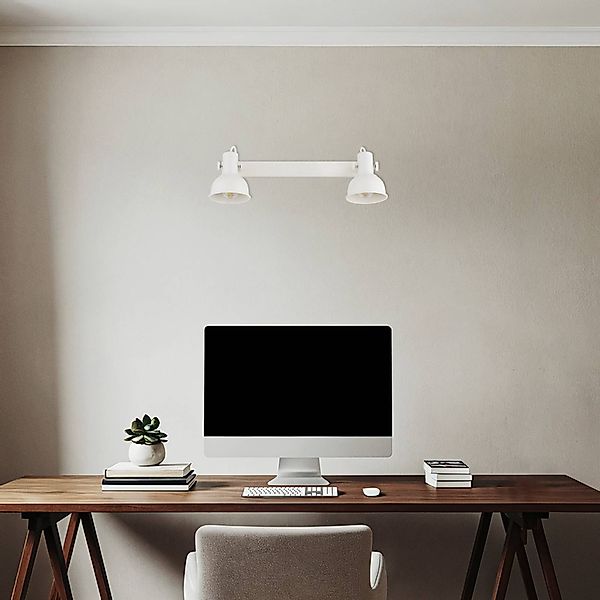 Deckenleuchte Trogir, beige, 2-flammig, Länge 27 cm günstig online kaufen