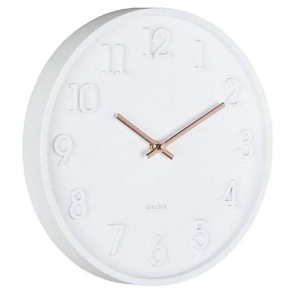 Karlsson Uhr Wanduhr Calma Weiß günstig online kaufen