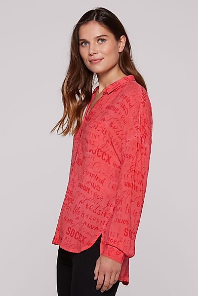 SOCCX Klassische Bluse SOCCX Langarmbluse mit günstig online kaufen