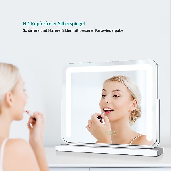 EMKE Schminkspiegel Schminkspiegel LED Kosmetikspiegel Tischspiegel günstig online kaufen