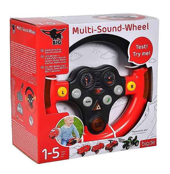 BIG Rutscherauto Outdoor Lenkrad Bobby Car günstig online kaufen
