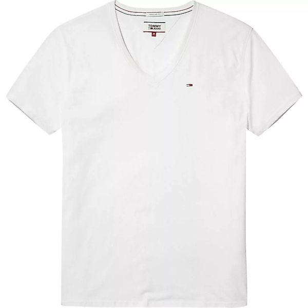 Tommy Hilfiger Original V-neck Kurzärmeliges T-shirt 2XL Classic White günstig online kaufen