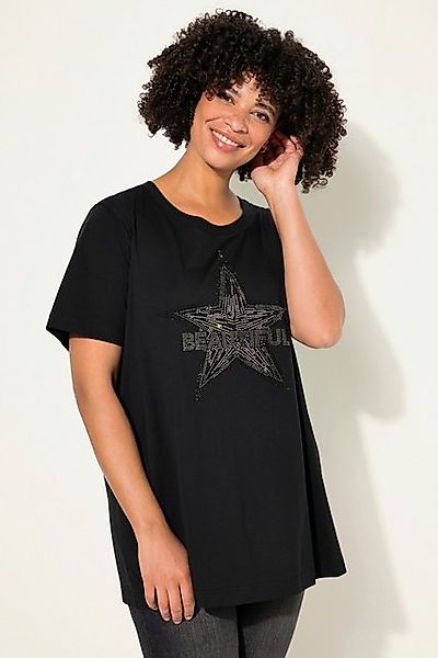 Angel of Style Rundhalsshirt T-Shirt Ziernieten-Stern Halbarm günstig online kaufen