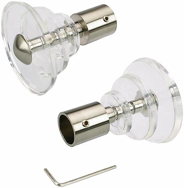 Liedeco Gardinenstangen-Endstück »Luna«, (Set, 2 St.), für Gardinenstangen günstig online kaufen