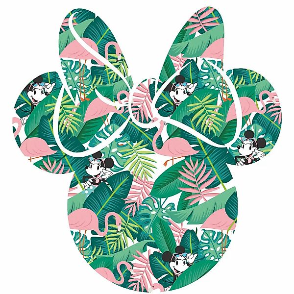 Disney Wandtattoo Minnie Mouse Grün und Rosa 127 x 127 cm 612713 günstig online kaufen