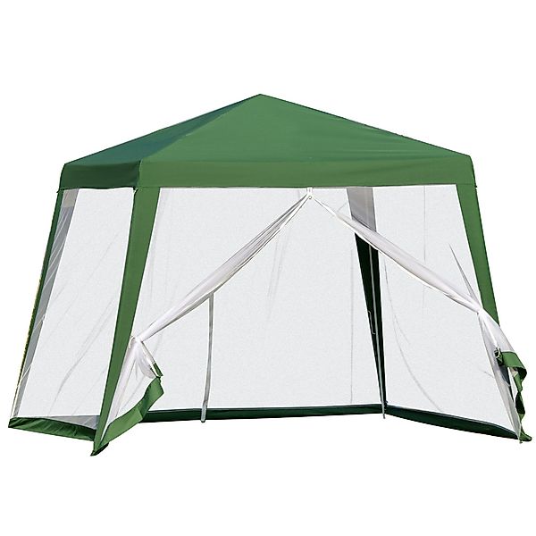 Outsunny Pavillon Partyzelt, Wetterfest, Zelt mit günstig online kaufen