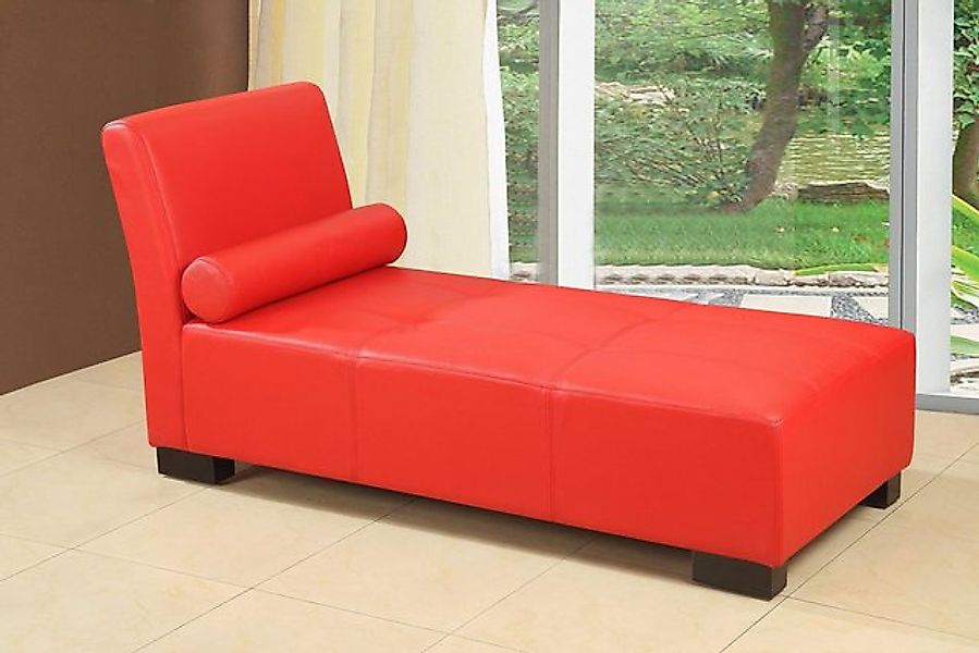 JVmoebel Chaiselongue Lounge Liege Ottomane Polster Sofa Büro Relax Leder C günstig online kaufen