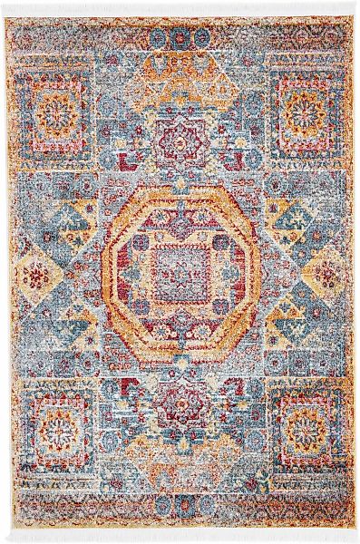 carpetfine Teppich "Helen" rechteckig 7 mm Höhe Vintage Orient Look, Wohnzi günstig online kaufen