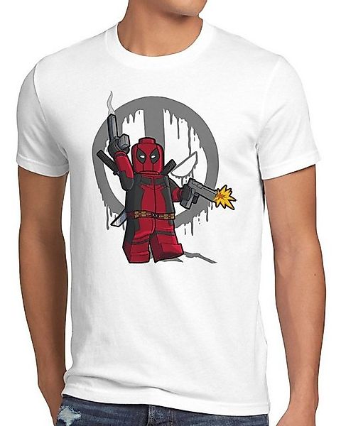 style3 T-Shirt Brick Mercenary comic baustein deadpool klemmbaustein günstig online kaufen