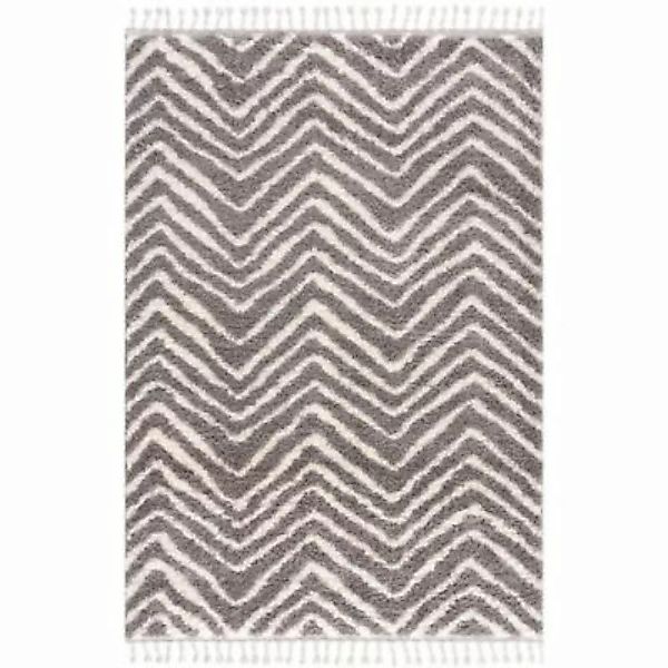 carpet city® Hochflor Teppich Pulpy 531 Grau grau Gr. 140 x 200 günstig online kaufen