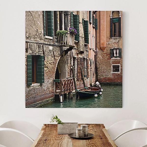 Leinwandbild - Quadrat Parking Venice günstig online kaufen