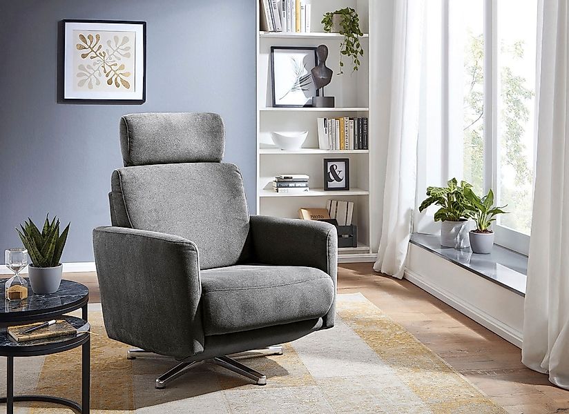 CALIZZA INTERIORS Relaxsessel "Spinell", inklusive einsteckbarer Kopfstütze günstig online kaufen