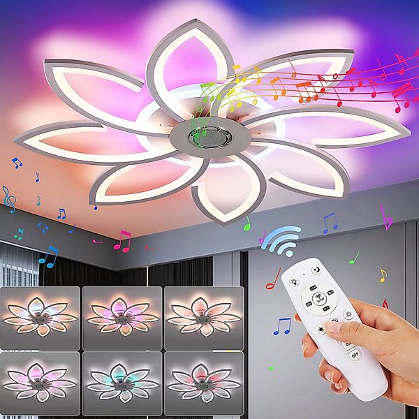 oyajia LED Deckenleuchte Deckenleuchte mit Farbwechsel günstig online kaufen