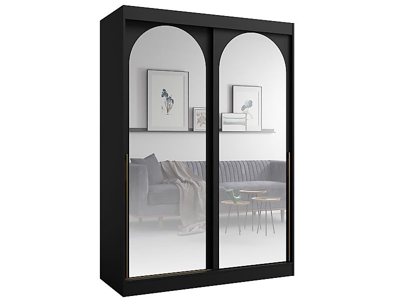 Compleo Kleiderschrank mit Spiegel 150 cm, günstig online kaufen
