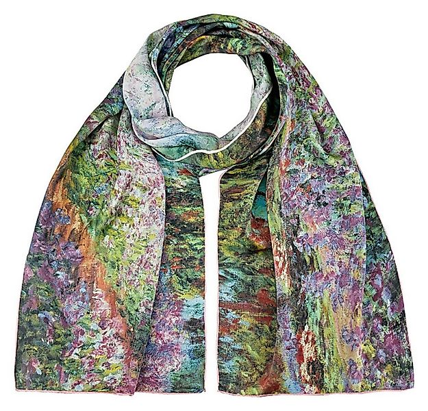 von Lilienfeld Seidenschal Schal 100% Seide Claude Monet: Der Garten Kunst günstig online kaufen