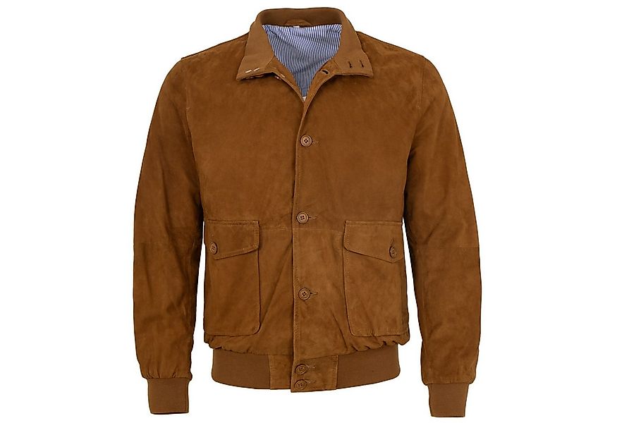 Maddox Lederjacke Matthäus MADDOX - Herren Lederjacke Blouson Lammvelour co günstig online kaufen