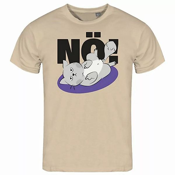 deinshirt Print-Shirt Herren T-Shirt Nö Katze Funshirt mit Motiv günstig online kaufen